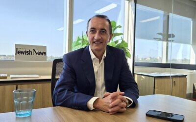 Senator Dave Sharma speaks to The AJN. Photo: Gareth Narunsky
