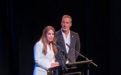Sharri Markson and Alex Ryvchin at the launch of "Bondi terror".