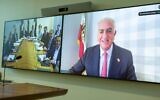 Reza Pahlavi meets virtually with coalition MPs and Senators. Photo: Facebook