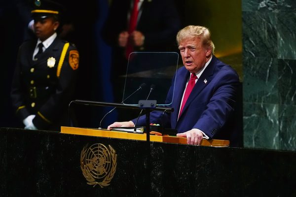 Donald Trump addresses UN General Assembly
