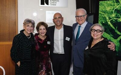 From left: Judy Weiss, Annabelle Bennett, Professor Alon Chen, Sam Weiss, Jacqui Scheinberg.