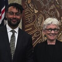 Randwick mayor Dylan Parker and deputy mayor Clare Willington.