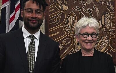 Randwick mayor Dylan Parker and deputy mayor Clare Willington.