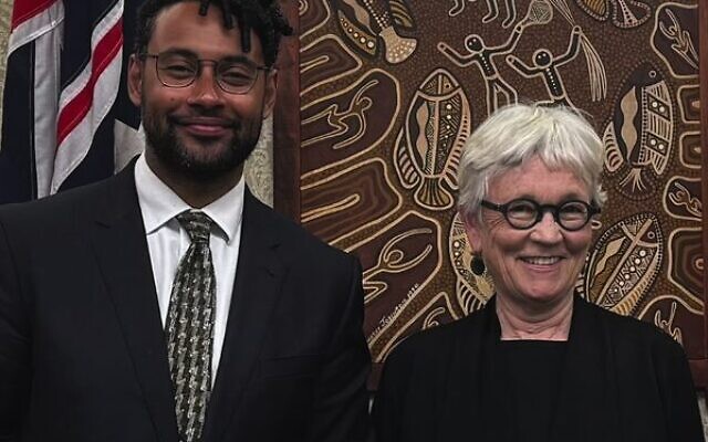Randwick mayor Dylan Parker and deputy mayor Clare Willington.