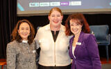 From left: Shirley Leader, Lorraine Finlay and Lynda Ben-Menashe. Photo: Vasilios Vasilas