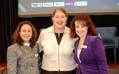 From left: Shirley Leader, Lorraine Finlay and Lynda Ben-Menashe. Photo: Vasilios Vasilas