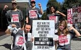 "Globalise the intifada" activists at the University of Sydney on Wednesday 16 September, 2026. Photo: Facebook