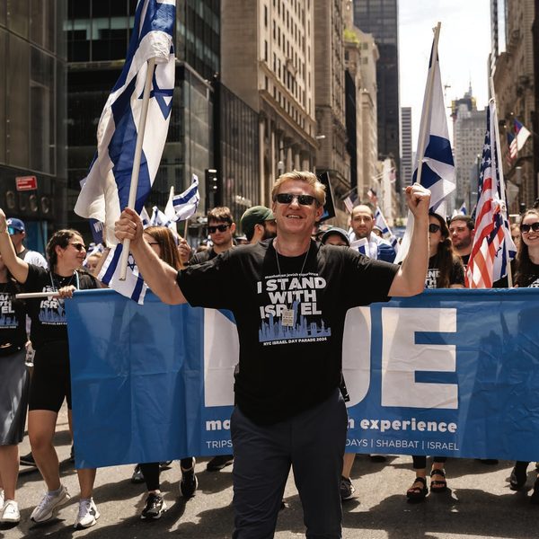 Rabbi Mark Wildes at a demonstration in New York. Photo: Facebook Rabbi Mark Wildes at a demonstration in New York. Photo: Facebook