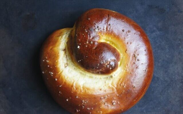 Sweeten your challah for Rosh Hashanah by making it with some peeled and diced Aussie Granny Smith apples, yellow box honey, dates, and sticky wattleseed balsamic vinegar.   Photo: The Nosher