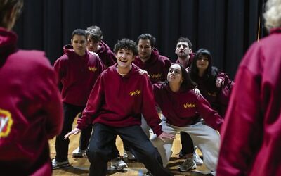 Cast members of Saltpillar's Cry-Baby the Musical at rehearsal. 
Photo: Netanel Morris