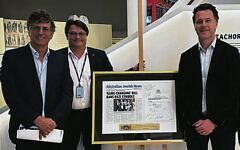 From left: Kevin Sumption (2nd from left) with Greg Shand and NSW Premier Chris Minns.