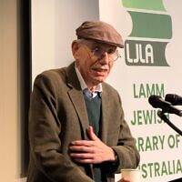 Henry Ergas speaking to a Lamm Jewish Library of Australia even. Photo: Bruce Hill