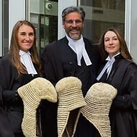 From left: Newly-appointed silks Tamara Phillips, Daniel Krochmalik and Zoe Hillman.