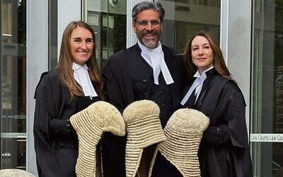 From left: Newly-appointed silks Tamara Phillips, Daniel Krochmalik and Zoe Hillman.