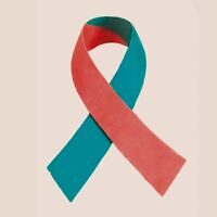 The breast and ovarian cancer ribbon. Photo: Supplied