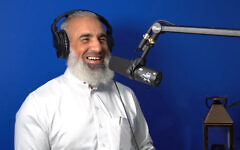 Samir 'Abu Hamza' Mohtadi appears on 'The Aydin Show' on YouTube, in an interview published April 14, 2020. (Screenshot via TOI)