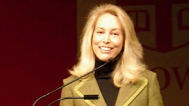 فالري بلايم ويلسون تقدم محاضرة حول كتابها في جامعة براون الامريكية، 4 ديسمبر 2007 (CC BY crystal.village, Flick)