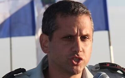 قائد لواء السامرة في الجيش الإسرائيلي روعي تسفايغ. (Wikipedia Commons)