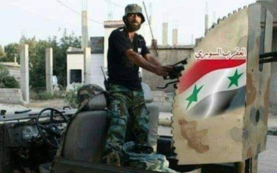 فريد فؤاد مصطفى، 46 عاما، جندي سوري قتل في غارة جوية إسرائيلية على بلدة حضر قرب الحدود مع هضبة الجولان، 6 يوليو 2022 (مواقع التواصل الاجتماعي)