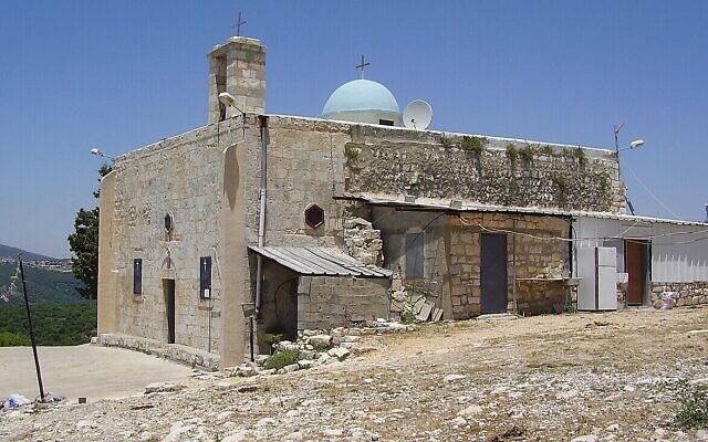صورة غير مؤرخة لكنيسة القديسة مريم الأرثوذكسية في إقرت، شمال إسرائيل (Photo: Avishai Teicher, Creative Commons, File)