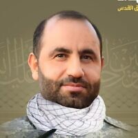 علي محمد الدبس (48 عاما) قائد في حزب الله قُتل في غارة للجيش الإسرائيلي في 14 فبراير، 2024. (Hezbollah)