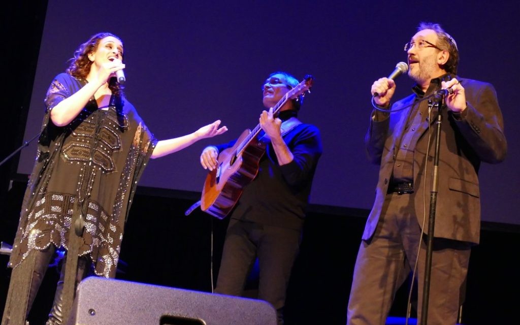 Rabbi Mark Zimmerman (right) joins Noa and Gil Dor for their encore Feb. 14 at Kennesaw State University.