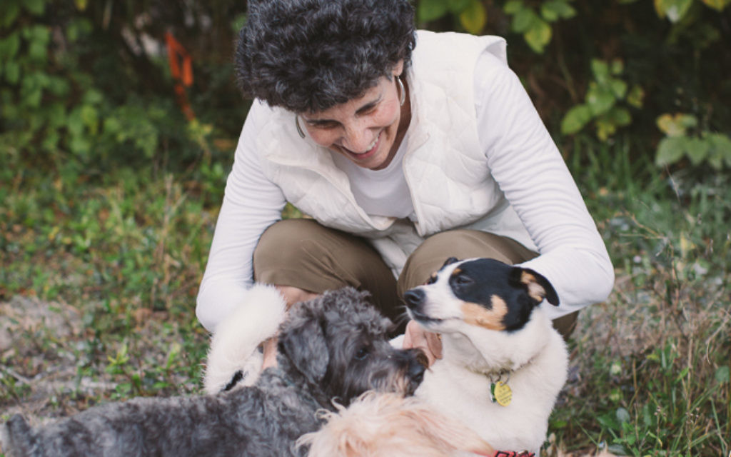 Author Melissa Fay Greene has three rescue dogs at home.