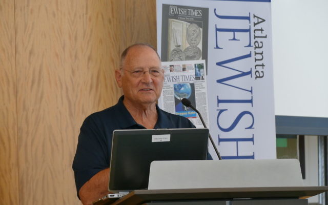 Marty Kogon extols the importance of the ALEF Fund and the Georgia tax credit for private school scholarships during a Jewish Breakfast Club appearance in 2016.