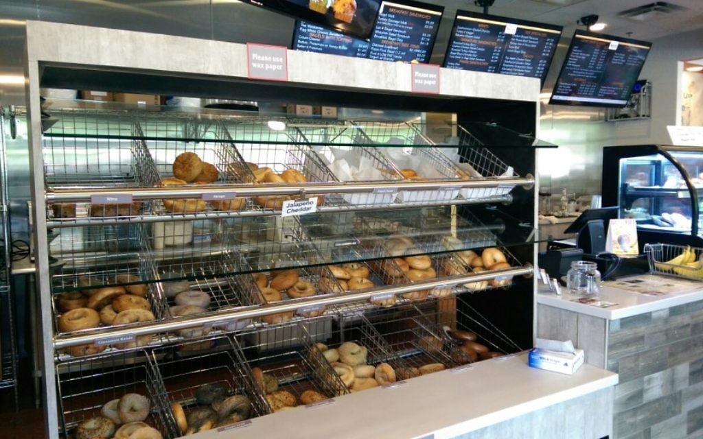 Step inside Bagel Boys and you’ll be greeted by racks and racks of bagels ripe for the picking.