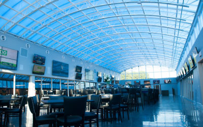 Andretti Indoor Karting’s breathtaking Sky Bar can handle 350 guests.