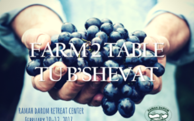 Sign up for the Farm 2 Table Tu B’Shevat weekend here: http://ramahdarom.org/programs/farm-2-table-tu-bshevat/