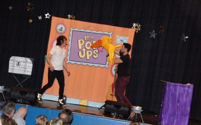 Photos courtesy of Federation
The Pop Ups keep the crowd dancing and clapping along at the Davis Academy on Jan. 29.
