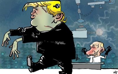 Cartoon by Kap, La Vanguardia, Spain