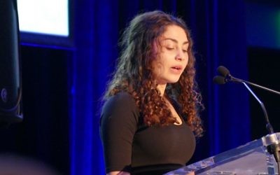 During the MACoM gala March 16, Aliza Abusch-Magder speaks of her mikvah experience.