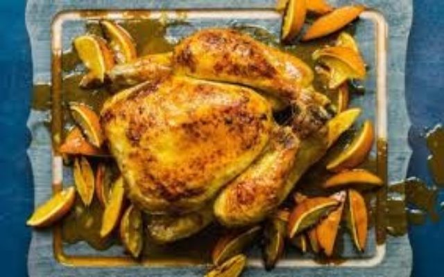 A longer marinade time strengthens the flavor of Orange and Ginger Roast Chicken.