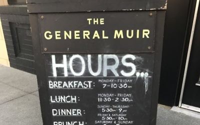 The General Muir will provide a Passover breakfast and lunch special, as well as a curated menu for diners to enjoy seders at their own tables at the restaurant.
