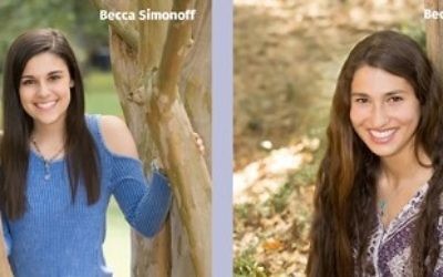 Becca Simonoff (left) is the 2017 Weber School salutatorian, and Becky Arbiv is the valedictorian.