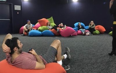 The planetarium at Mada Park is not necessarily unusual, but oversize pillows for the virtual trip through the universe are.