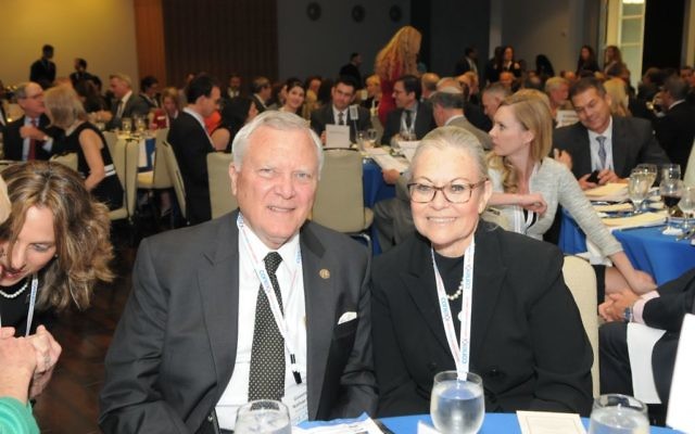 Gov. Nathan Deal and Ambassador Judith Varnai Shorer attend the 2017 Conexx Gala on May 3. Deal spoke of meeting the Israeli consul general at a Lake Lanier event marking the 20th anniversary of the 1996 Atlanta Summer Olympics but only now appreciating how well being from Israel acclimated her to the Georgia heat.