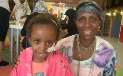 Talila and her mother get care at Hadassah’s Ein Kerem hospital in Jerusalem.