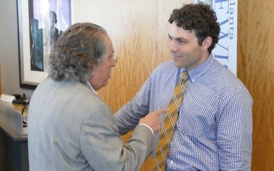 Josh Pastner’s appearance at the Jewish Breakfast Club in 2017 was one of several times made himself available to the Jewish community. (Photo by David R. Cohen)