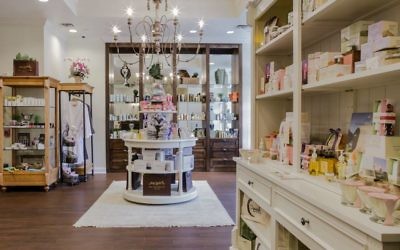 Guests can purchase seasonal lotions, essential oils and organic scrubs from international vendors and cruelty-free manufacturers exclusive to Woodhouse Day Spa’s boutique.
