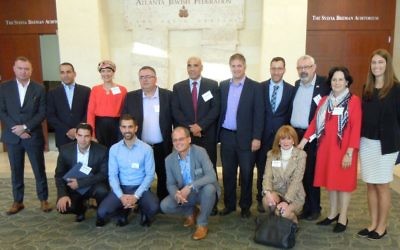 Knesset members  visit Atlanta for the first time during a Jewish Agency for Israel trip.