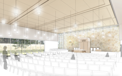 A rendering of the proposed renovations at Congregation Children of Israel.