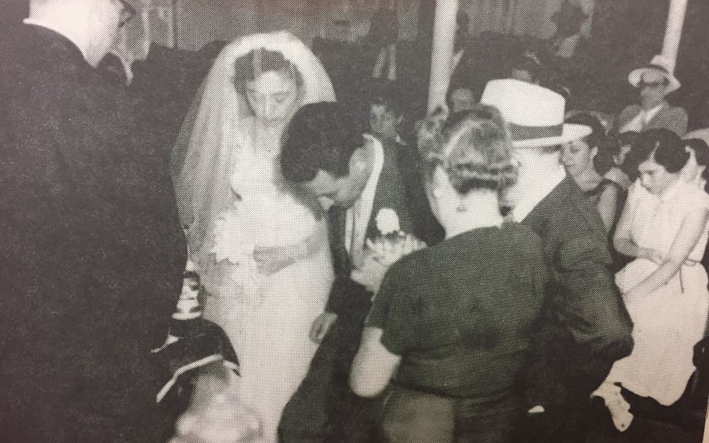 Lucy Carson’s wedding in 1953 was the first marriage ceremony officiated by Rabbi Emanuel Feldman at Congregation Beth Jacob.