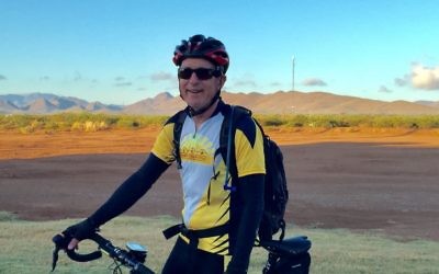 Glenn Hirsch will complete a 10,000-mile, 17-year lap around the United States to raise money for research into gentler treatments for childhood cancer.