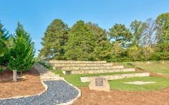 Congregation Etz Chaim has carved an outdoor sanctuary into a hill.