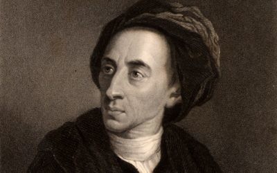 Alexander Pope, a well-known English poet who lived 300 years ago and wrote highly polished verse.