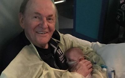 David Deutchman has comforted more than 1,200 babies at Children’s Healthcare of Atlanta’s neonatal intensive care unit at Scottish Rite.