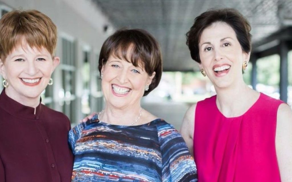 (From left) Sara Franco, Carol Cooper and Ilene Engel founded the Jewish Women’s Fund of Atlanta five years ago.